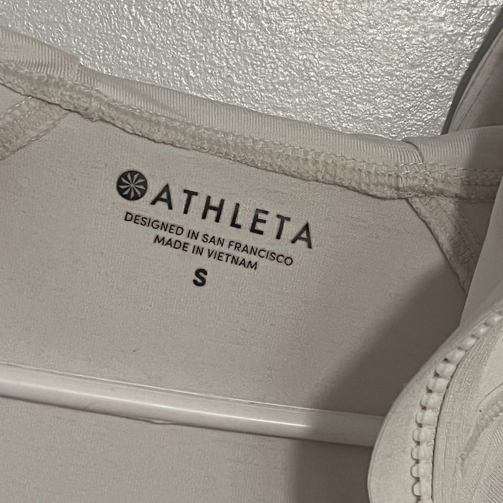 Athleta White Full Zip Active Jacket - image 5